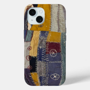 Antieke Crazy Quilt telefoonhoes iPhone 15 Case