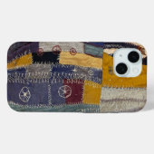 Antieke Crazy Quilt telefoonhoes Case-Mate iPhone Case (Achterkant (horizontaal))