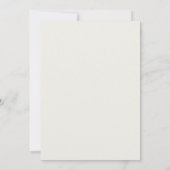 Antieke Crème Beide Ouders Frame Trouwen Kaart (Achterkant)