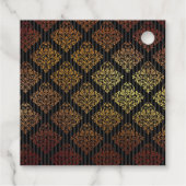 Antieke Damask Griffioen Bedankjes Labels (Achterkant)