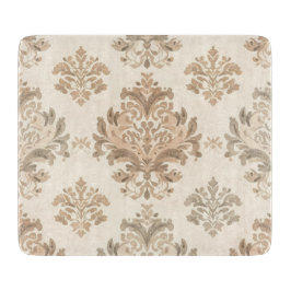Antieke Damast Elegante Beige Franse Boerderij Snijplank