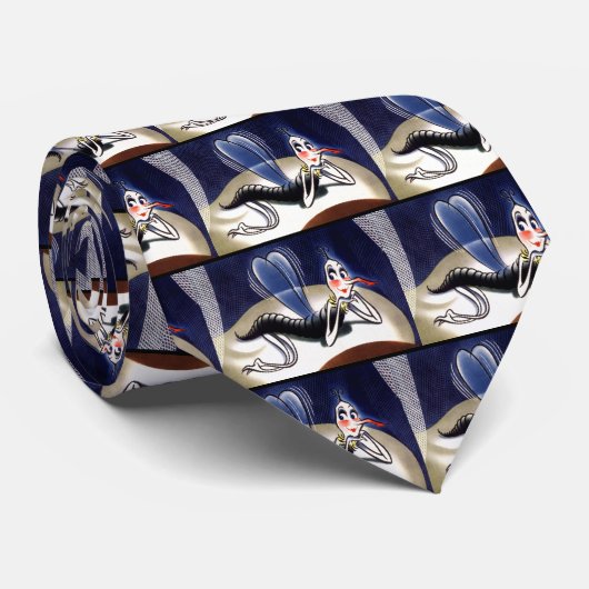 Antieke Dame Malaria Mug Stropdas (Opgerold)