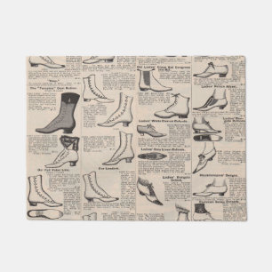 Antieke dames schoen catalogus pagina vintage afdr deurmat