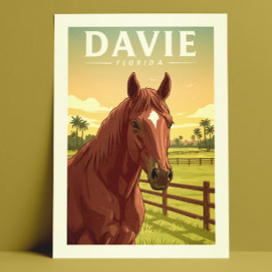 Antieke Davie Florida Briefkaart