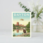 Antieke Dayton Ohio Briefkaart (Staand voorkant)