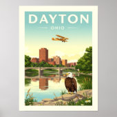 Antieke Dayton Ohio Poster (Voorkant)