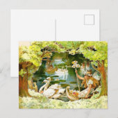 Antieke De Feeënmeer Briefkaart (Voorkant / Achterkant)