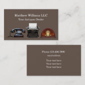 Antieke Dealer Retro  Visitekaartjes (Voorkant / Achterkant)