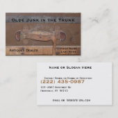 Antieke Dealer  Trunk of Treasures Visitekaartje (Voorkant / Achterkant)
