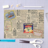 Antieke Decoupage Ephemera Catalogusadvertenties Tissuepapier (Craft)