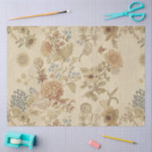 Antieke Decoupage Tissuepapier met Wilde Bloemen (Craft)