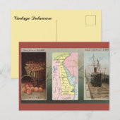 Antieke Delaware Briefkaart (Voorkant / Achterkant)