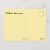 Antieke Delaware Briefkaart (Achterkant)