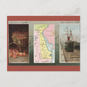 Antieke Delaware Briefkaart