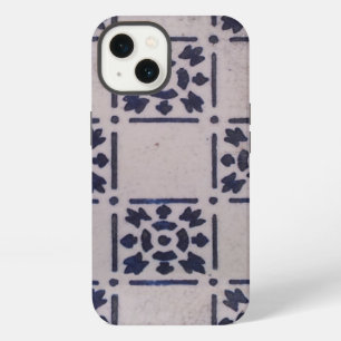 Antieke Delftsblauwe Witte Patroon Nederlandse Teg iPhone 13 Hoesje