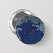 Antieke Dierenriem Astrologie Boogschutter Sterren Ronde Button 5,7 Cm (Voorkant /achterkant)