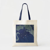 Antieke Dierenriem Astrologie Boogschutter Sterren Tote Bag (Voorkant)