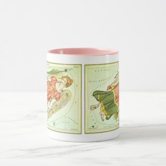 Antieke Dierenriem Astrologie Maagd Constellatie Mok (Midden)