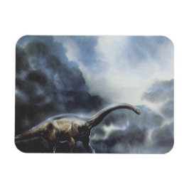 Antieke dinosauriërs, Barapasaurus met stormwolken Magneet