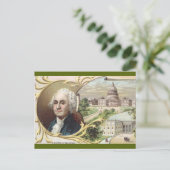 Antieke District of Columbia Briefkaart (Staand voorkant)
