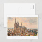 Antieke Dom/Kathedraal Keulen Duitsland Briefkaart (Voorkant / Achterkant)