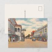 Antieke Downtown Ft. Myers FL Briefkaart (Voorkant / Achterkant)