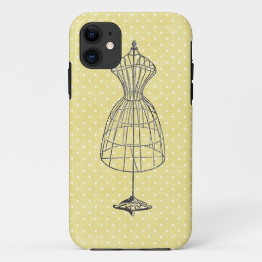 Antieke draadjurkframe Case-Mate iPhone case (Achterkant)