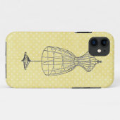 Antieke draadjurkframe Case-Mate iPhone case (Achterkant (horizontaal))