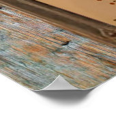 Antieke draaischijf munttelefoon stevig poster (Hoek)