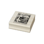 Antieke Draak Aangepaste Ex Libris Bibliotheekboek Rubberstempel (Stempel)