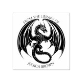 Antieke Draak Uit de Bibliotheek Van Rubberstempel (Afrduk)