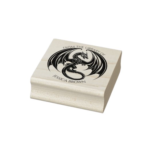 Antieke Draak Uit de Bibliotheek Van Rubberstempel (Stempel)