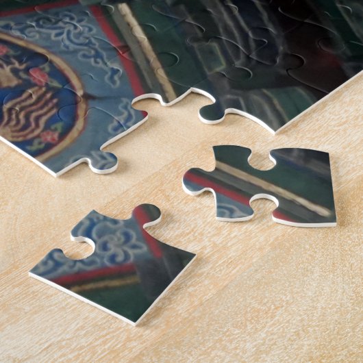 antieke drakenpuzzel legpuzzel (Zijkant)