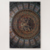 antieke drakenpuzzel legpuzzel (Verticaal)