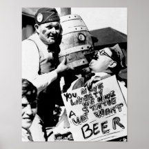 Antieke Drooglegging Bier, We Willen Bier Droogleg
