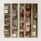 antieke drukblokstempels legpuzzel (Horizontaal)