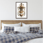 Antieke Duikhelm Canvas Afdruk (Insitu (Slaapkamer))