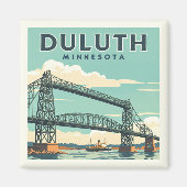 Antieke Duluth Minnesota Magneet (Voorkant)