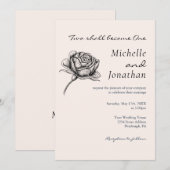 Antieke Eenvoudige Roos Bloemrijke Christelijke Br Kaart (Voorkant / Achterkant)