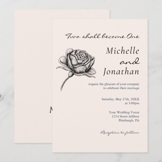 Antieke Eenvoudige Roos Bloemrijke Christelijke Br Kaart (Voorkant / Achterkant)