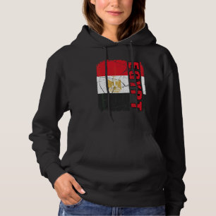 Antieke Egyptische Vlag Egypte Trots Wortels Erfgo Hoodie