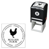 Antieke Eierdoos van een Gezinskippenboerderij Zelfinktende Stempel (In situ)