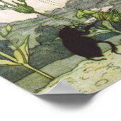 Antieke Else Wenz-Vietor Natuur Kinderkamer Kunst Poster (Hoek)
