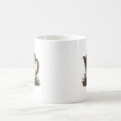 Antieke Emaille Koffiepot Koffiemok (Center)
