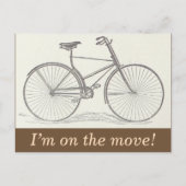 Antieke en Klassieke Nieuw-Huis-Ansichtskaart Aankondigingskaart (Voorkant)