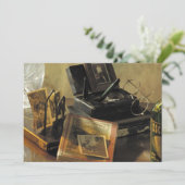 Antieke en nostalgische Mementos Kaart (Staand voorkant)