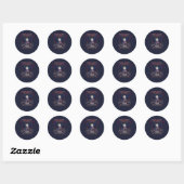 Antieke Erfenis 250 Jaar Ronde Sticker (Vel)