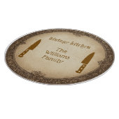Antieke Erfgoed Glas Snijplank (Hoek)