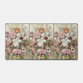 Antieke Ernst Haeckel Orchidee Botanische Print Bureaumat (Voorkant)