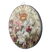 Antieke Ernst Haeckel Orchidee Botanische Print Dartbord (Voorkant Rechts)